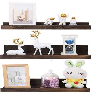 Floating Wall Ledge Shelf Set of 3